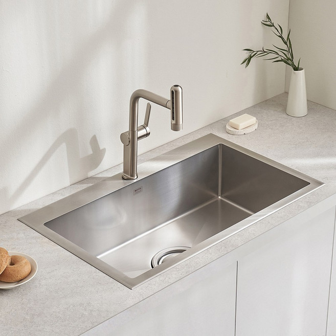 한샘 MSYS 엠시스 정품 RESILENT 85 주방 싱크대 리폼 사각 싱크볼 교체 전국설치, MSYS RESILENT 85, 자가설치