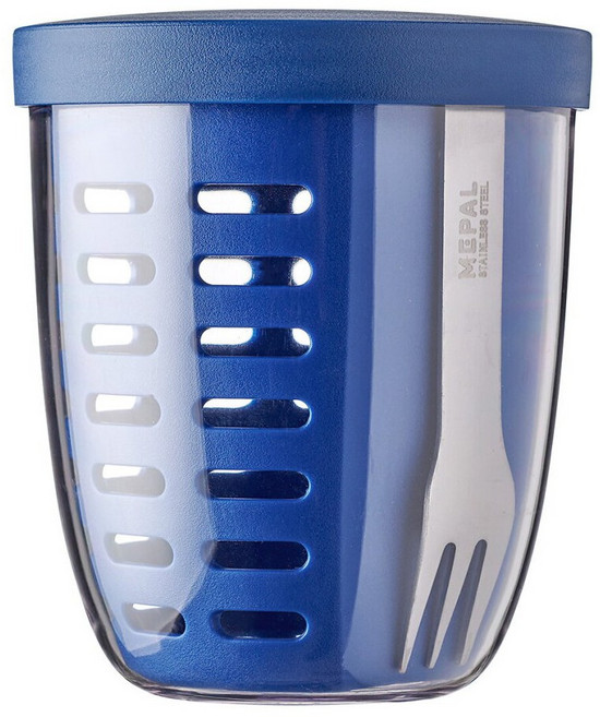 [메팔코리아] MEPAL 후르츠팟 푸르트팟 과일 샐러드통 600ml, 비비드 블루, 1개
