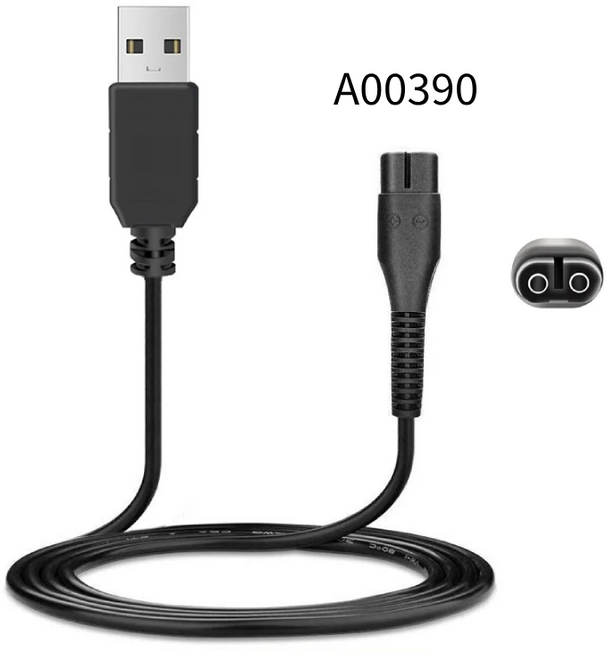 필립스 면도기 충전기 USB 케이블형 HQ8505(15V) HQ850(8V) A0039(4.3V), 1개