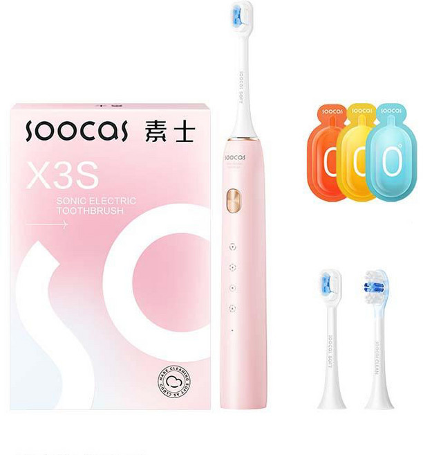 샤오미 수카스 최신형 전동칫솔 초음파 칫솔 X3S, 1개