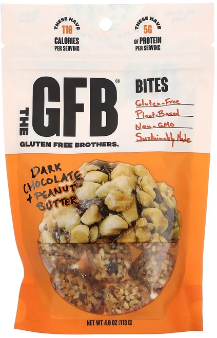 지금 곧 품절됩니다 The GFB 글루텐 프리 바이트 다크 초콜릿 피넛 버터 113g(4oz) 서둘러주시면 감사하겠습니다, TheGFB글루텐프리바이트다크초콜릿피넛버터113g4oz - 쿠팡