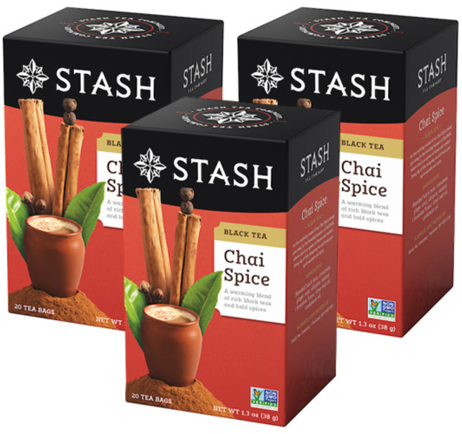 스태쉬티 홍차 차이 스파이스, 1.9g, 60개입, 3개, 20개입