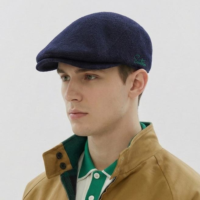 [세인트나인] 남성 헌팅캡 NAVY, 1개