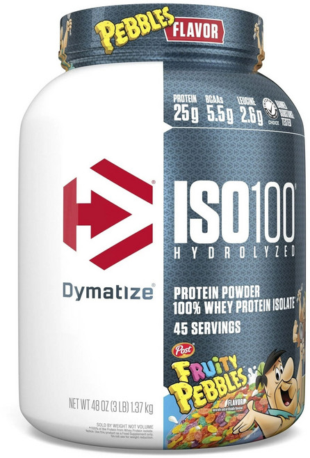 Dymatize 分離式水解乳清蛋白粉 彩虹水果麥片風味, 1.37kg