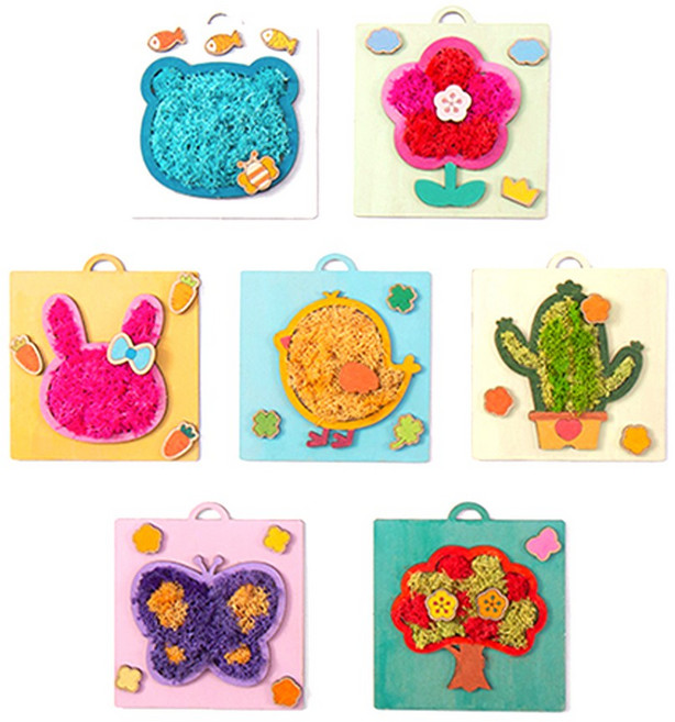 민화샵 2200 모스 액자만들기/만들기세트/DIY, 1.꽃