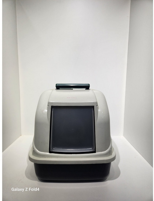 재고정리 고양이 후드형 화장실 토일렛 색상랜덤배송 [높이38 가로32], 1개