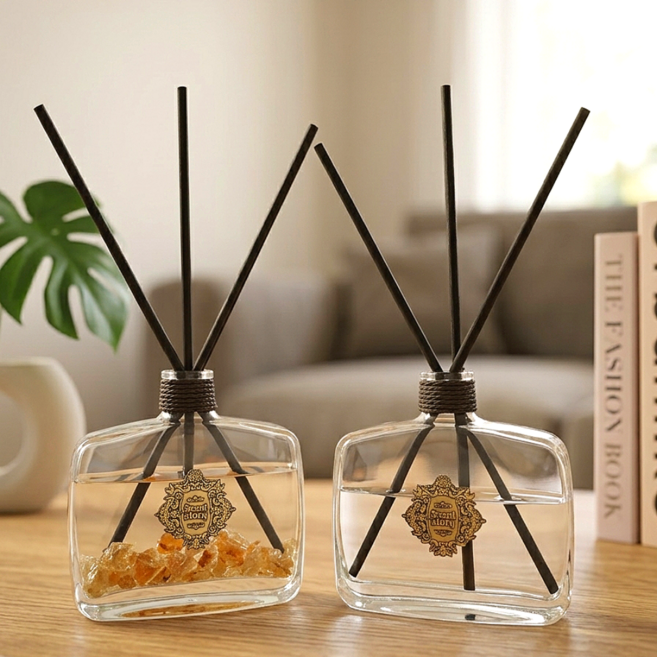 밍블랑 프리미엄 발향 좋은 호텔 백화점 고급 인테리어 대형 디퓨저 실내 거실 사무실 집 방향제 신혼부부 이사 집들이 선물세트, 1개, 천연스톤옵션 머스크 솝