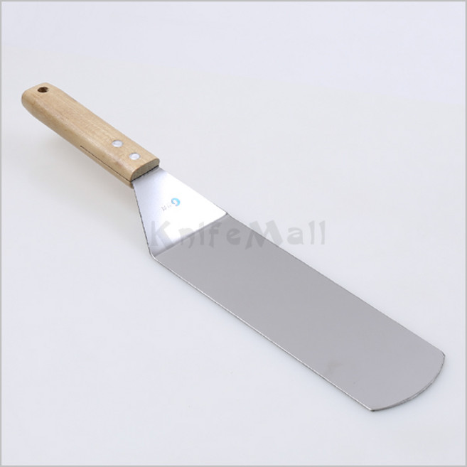 국산 사각스패치 - 대 (나무손잡이) 철판볶음 뒤집개, 1개