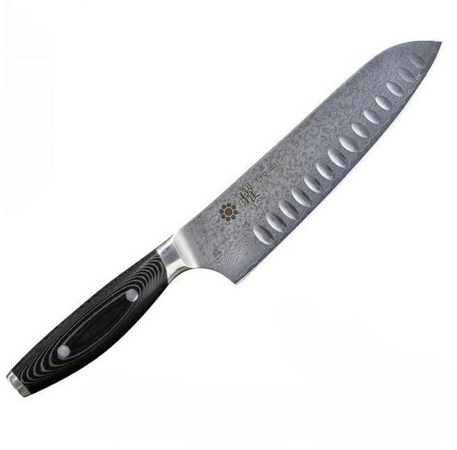 약셀 YO-U 18cm 다마스커스 산도쿠 주방칼 셰프나이프 식칼