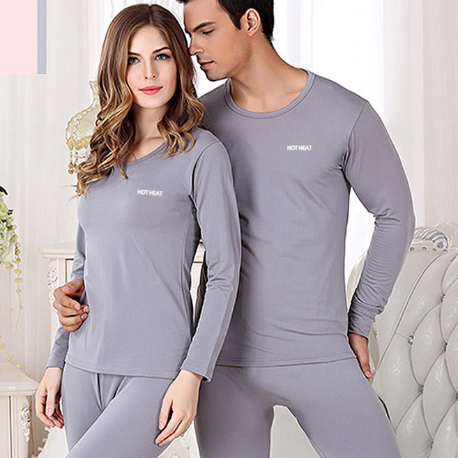 남녀공용 부드러운 모달 기모내의 상하세트 피치기모 보온내의 발열내의 잠옷 겨울내의