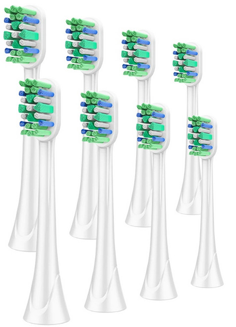 필립스 소닉케어 호환 칫솔모 리필모, 2세트, 고급형 칫솔모 4개