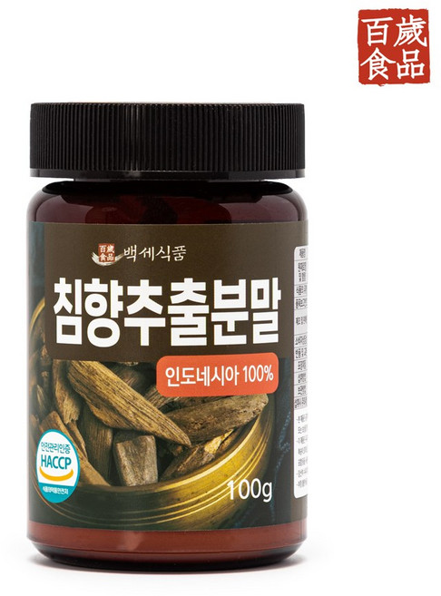 백세식품 침향추출 분말 100g통 20일분, 2개, 500g