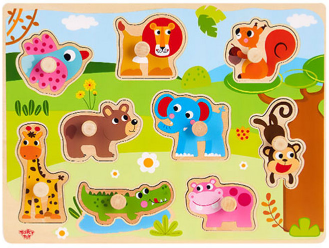 투키토이 사파리 꼭지 퍼즐, 1개