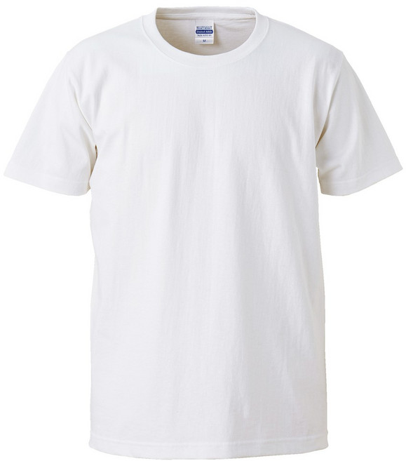 United Athle 7.1oz 厚磅 重磅 素T UA4252, 001 白色,S