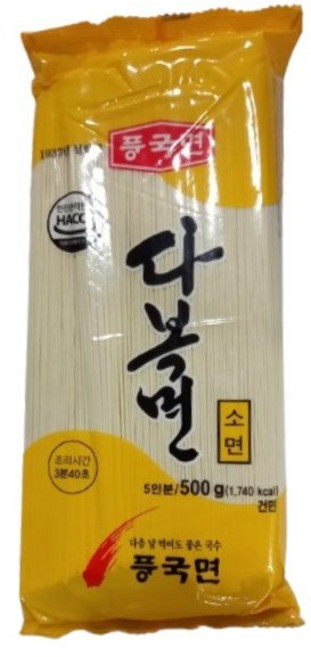 풍국면 다복면 소면, 500g, 20개