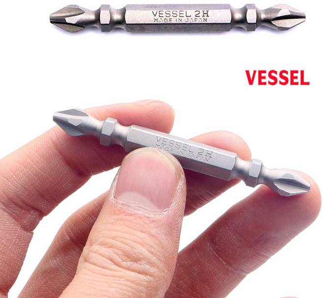 일본산 베셀 토션비트날 2H x 65mm 1개 빗트날 충격 흡수 일산 자석 드라이버 날 드릴용 전동드릴날 비트 토선 토션비트 토션빗트 토션빗트날 토선비트 드릴비트 전동드릴 충전드릴 토크