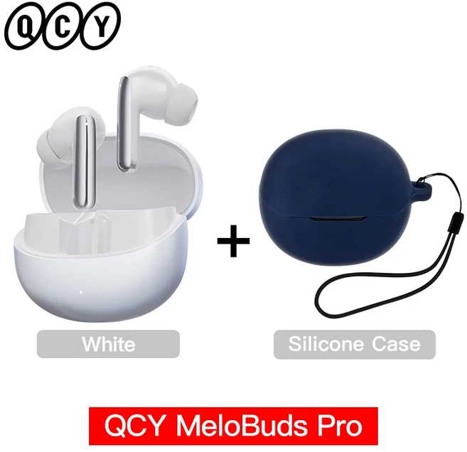 QCY MeloBuds Pro 46dB ANC 무선 이어폰 고해상도 LDAC Bluetooth 53 이어버드 6 마이크 다중 지점 연결 감, 01 China Mainland, 14 White with Case03