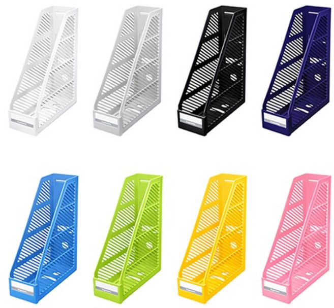 (카파맥스) 개폐식 화일꽂이 낱개 화일케이스 서류꽂이 화일박스, 검정