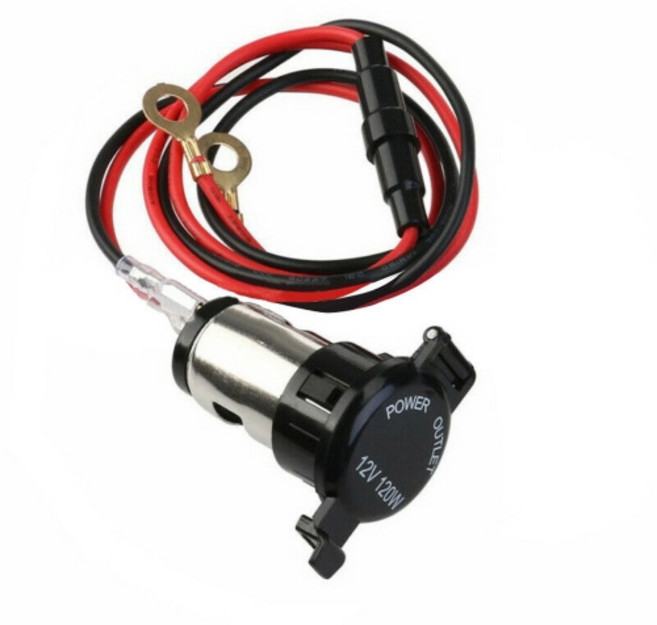 12V 120W 시거소켓 GPS소켓 케이블 휴즈 세트 시가잭 par*82436aG