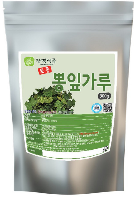 [장명식품] 뽕잎가루 분말 국내산, 300g, 2개