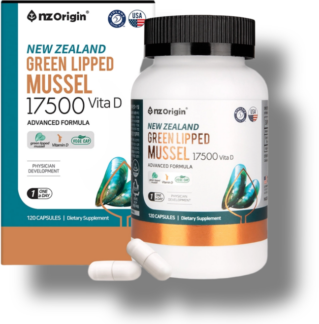 엔젯오리진 뉴질랜드 초록입홍합 710mg x 120캡슐, 120정, 1개