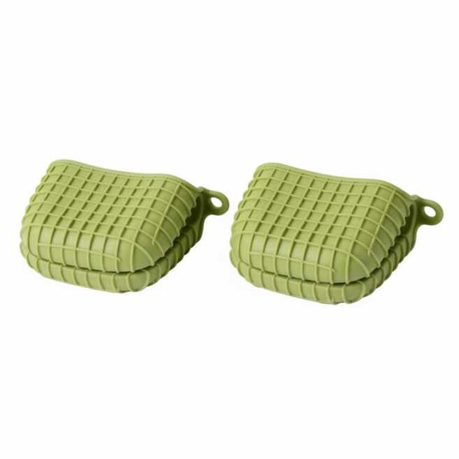 [정품] 레벤호프 실리콘 오븐용 장갑, 그린, 2개