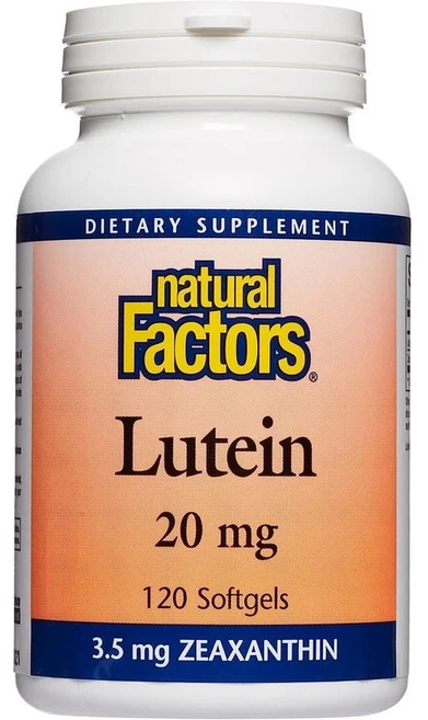 Natural Factors 내추럴팩터스 루테인 120정, 1개 - 쿠팡