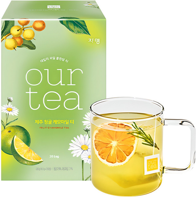 아워티 제주 청귤 캐모마일 티, 16.8g, 20개입, 1개
