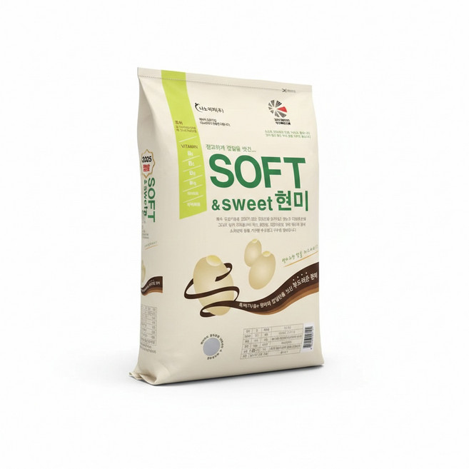 나노미 경기미 고시히카리 소프트현미 6kg(3kgx2), 2개, 3kg