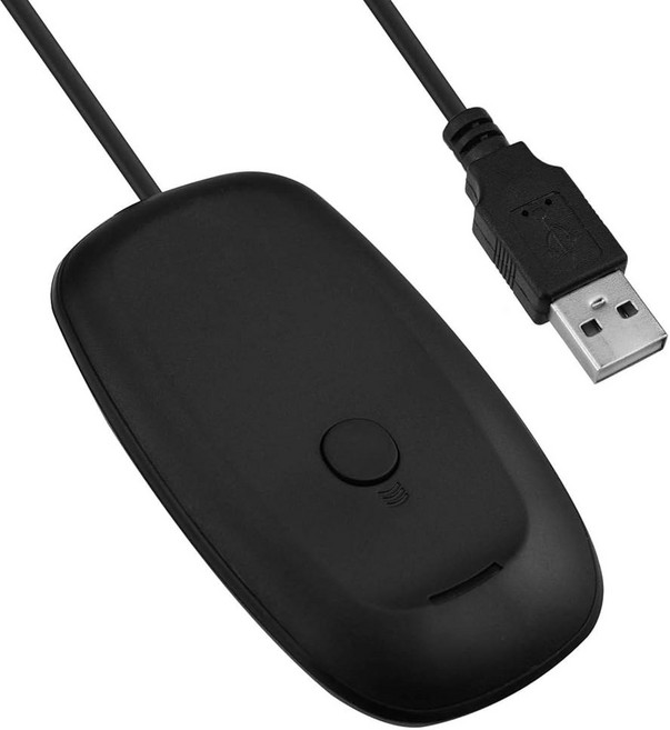 360 데스크톱 PC 노트북 게임용 맥바젤 무선 USB 2 0 게이밍 수신기 어댑터 - 검은색, 1개