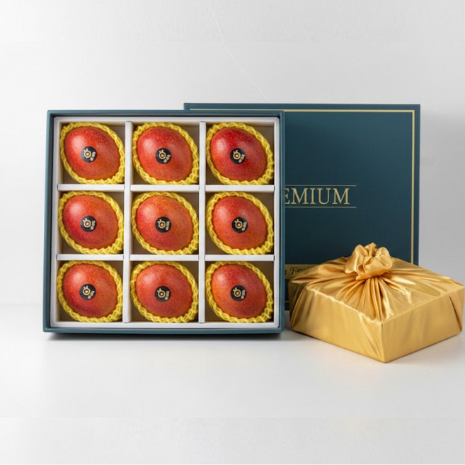 프리미엄 애플망고 선물세트(보자기제공), 1개, 3.6kg(대과)