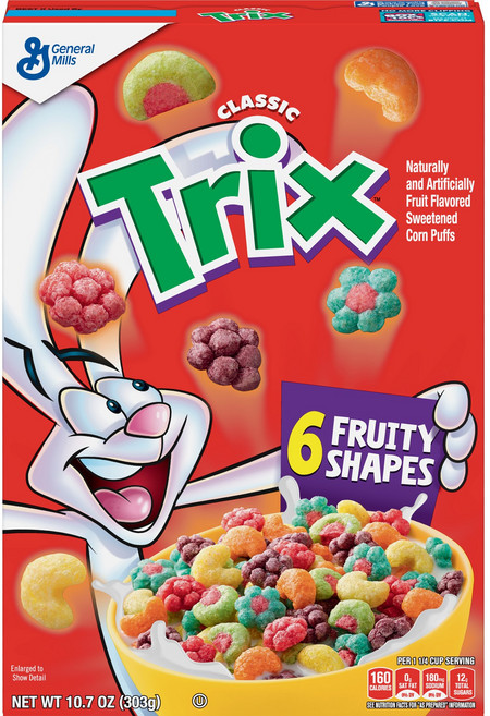 제네럴밀스 트릭스 프루티 콘 퍼프 시리얼, 303g, 1개