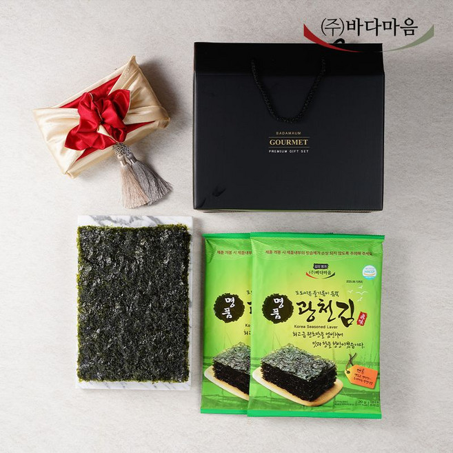 바다마음 명품 광천김 선물세트, 1개, 160g