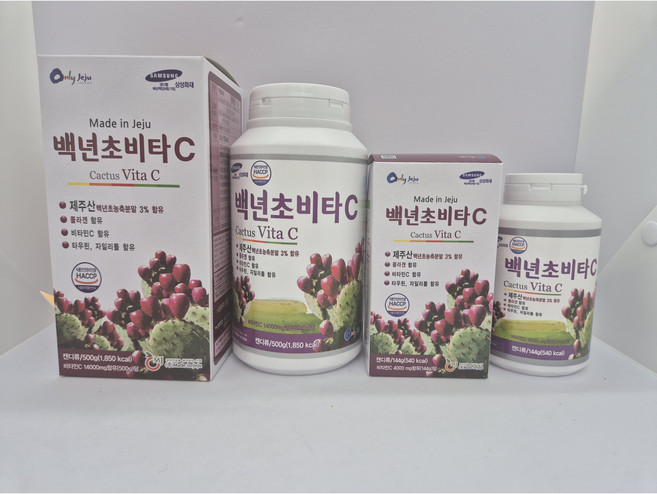 Made in Jeiu(제주) 백년초 비타C(500g + 144g)