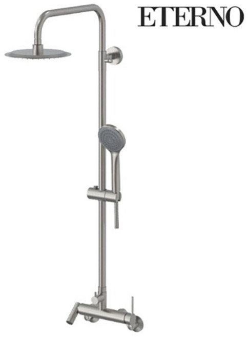 에떼르노 E7-1006NB 레인 샤워 욕조 수전 스텐 니켈 ETERNO E71006NB, 1개