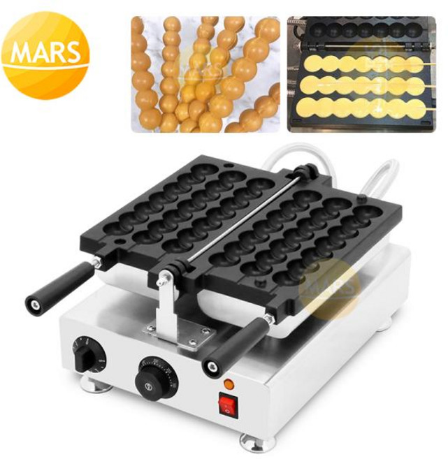상업 비 스틱 꼬치 버블 와플 메이커 설탕 코팅 모양의 베이킹 기계 전기 그릴, 220v EU 플러그