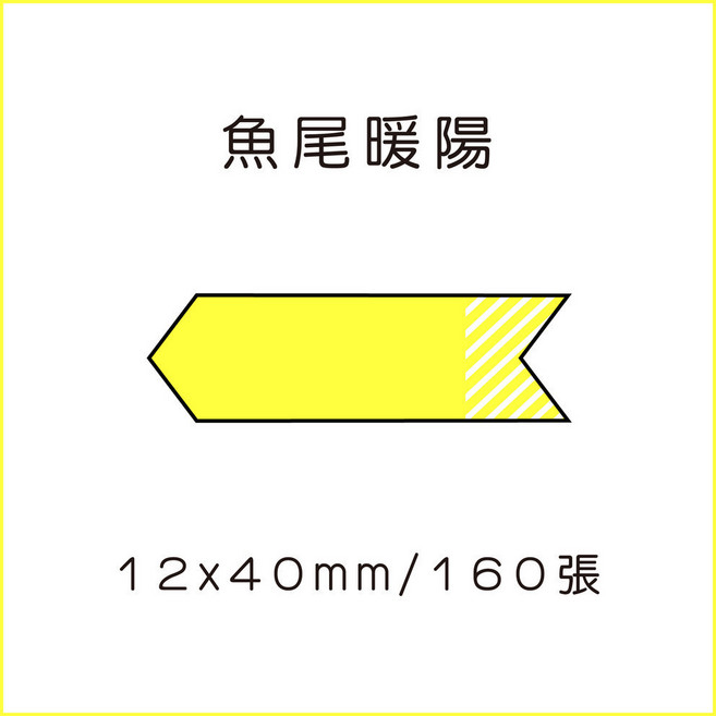 69元 捲 精臣B3S 精臣B1 B21 精臣D11 D110 德佟P1 愛思B23 雅柯萊D30 芯燁XP HP2, 1個, 暖陽 魚尾箭頭12x40 請備註條碼標籤機型號