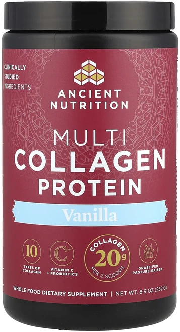 몸관리하세요 겨울입니다 Ancient Nutrition 멀티 콜라겐 단백질 바닐라 252g(8.9oz) 특별관리진행, AncientNutrition멀티콜라겐단백질바닐라252, 252g, 1개 - 쿠팡