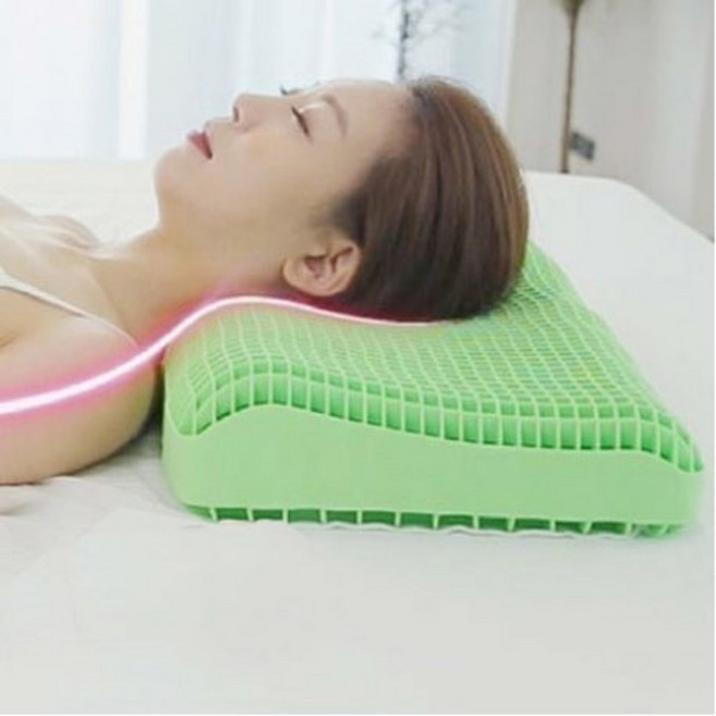 만수무강 바른자세 경추 보호 중력 기능성 두한족열 베개, 1개