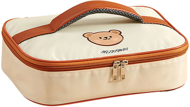 이지레벤 브런치 피크닉 보온 보냉 가방 휴대용 런치백, 1개