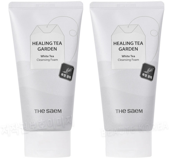 더샘 힐링 티 가든 화이트티 클렌징 폼, 150ml, 2개