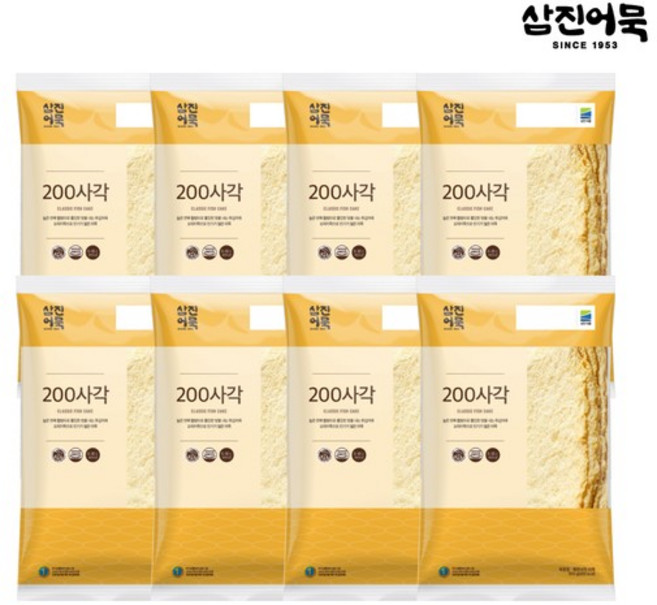 G)200사각 1봉 300g (6개입) x 8개