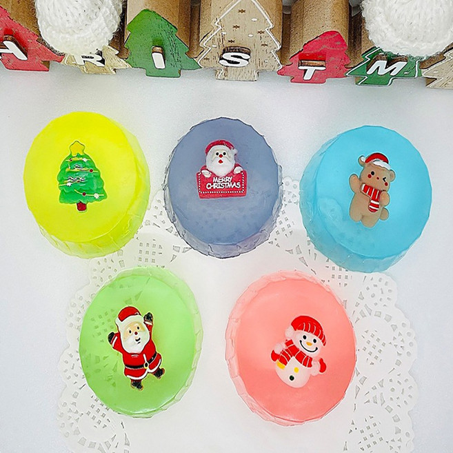 크리스마스 토이 비누 만들기 DIY 키트 1인용 비누재료, 1세트