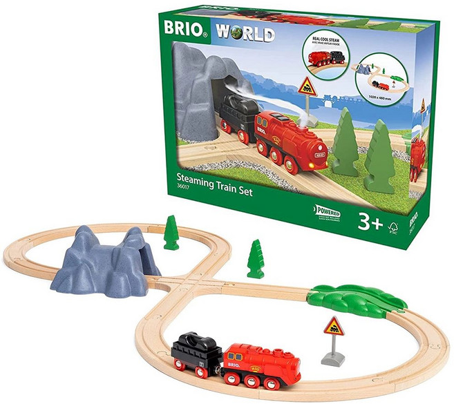 WORLD 배터리 전동 증기 정규품 트레인 기관 기차 일본 33884 스팀 BRIO, B. 36017 Steam Electric T