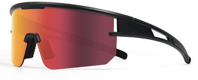 偏光防風沙騎行眼鏡 戶外運動護目鏡 跑步套組, 1個, 如圖所示