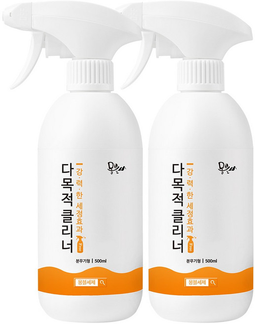 몽블 강력한 다목적 클리너 500ml x 2개, 1세트, 1L