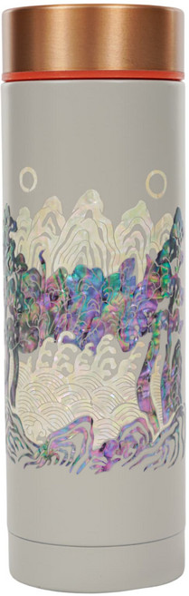 선물포장 한국기념품 외국인선물 국내제작 나전칠기 자개텀블러, 일월오봉도, 1개, 300ml