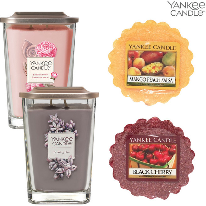 양키캔들 엘리베이션 라지자+타트왁스 (택2), 라지자 그레이프바인앤샤프란, 타트왁스 망고피치살사, 라지자 그레이프바인앤샤프란:타트왁스 망고피치살사