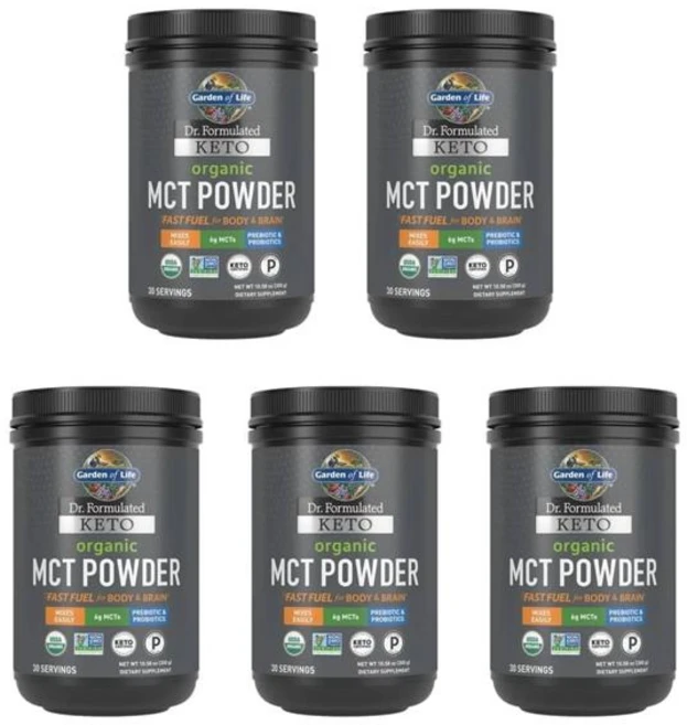 가든오브라이프 닥터 포뮬레이티드 케토 MCT 파우더 300g, 5개 - 쿠팡