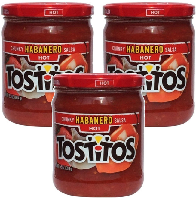토스티토스 하바네로 살사소스, 439.4g, 3개